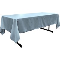 Mantel La Linen, Popelina De Poliéster, Rectangular, 150 X 300 Cm, Azul