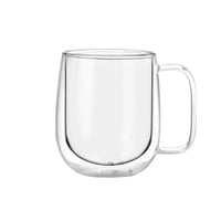 Taza Mug De Vidrio Doble Pared 300 Ml Simplit