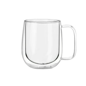 Taza Mug De Vidrio Doble Pared 300 Ml Simplit