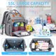 thumbnail image 2 of KABAQOO Diaper Bag Backpack with Detachable Changing Station, 2 of 3