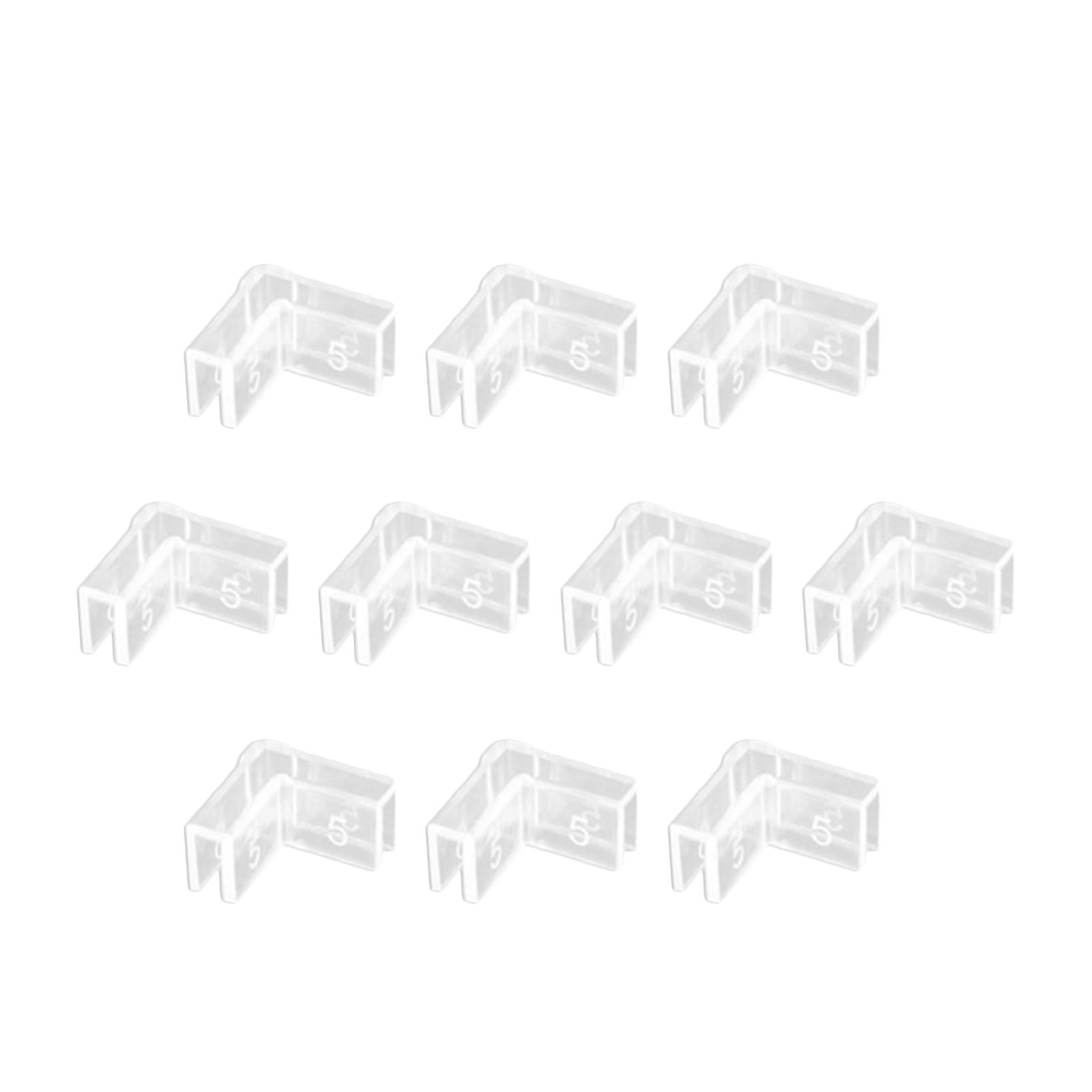 Protector De Esquinas Transparente Para Acuarios, Protectores De Esquina Para Peceras De 5mm, 10 Uds.