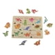 thumbnail image 2 of Rompecabezas de clavija de madera preescolar educativo Montessori Toy Dinosaur, 2 of 5