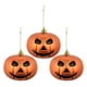 thumbnail image 2 of 3 Piezas De Decoraciones De Calabaza Colgantes De Halloween Aterradoras Para árbol Interior Exterior Naranja Mate, 2 of 5