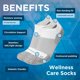 thumbnail image 3 of Calcetines OrthoSleeve para diabéticos y neuropatía (paquete de 3) para hombre, 3 of 9