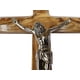 thumbnail image 2 of Cruz de madera de olivo tallada a mano de 15 cm, 2 of 3