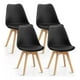 thumbnail image 1 of 4und Silla de comedor Tulip Acolchada - Negro, 1 of 5