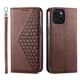 thumbnail image 1 of Funda Flip FOXDOCK para iPhone 15 , Estilo Billetera con Diseño Rombo, Correa de Mano y Soporte, Uso Diario, 1 of 6