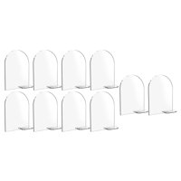 Bothyi - Soporte De Carteles Acrílicos De Arco Transparente De 4X6 Pulgadas Para Recepción De Bodas, Fiesta, Oficina, 10 Uds.