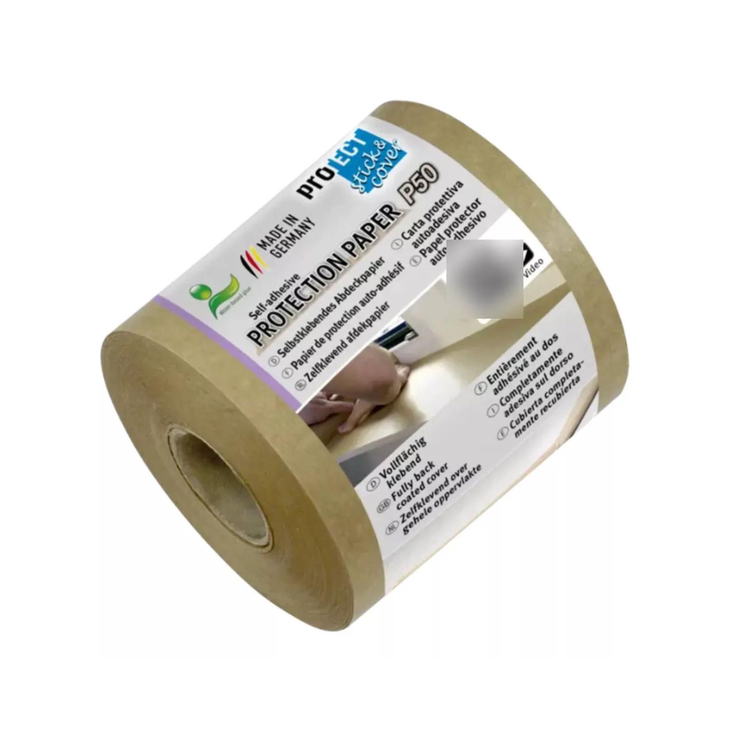 Genérico - Rollo Papel Kraft Engomado 75Mm X 50Mts