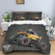 thumbnail image 2 of 3D Super Monster Truck Monster Jam Comforter Bedding Set,Duvet Cover Bed Set Quilt Cover Pillowcase,King Queen Size Bedding Set, 2 of 5