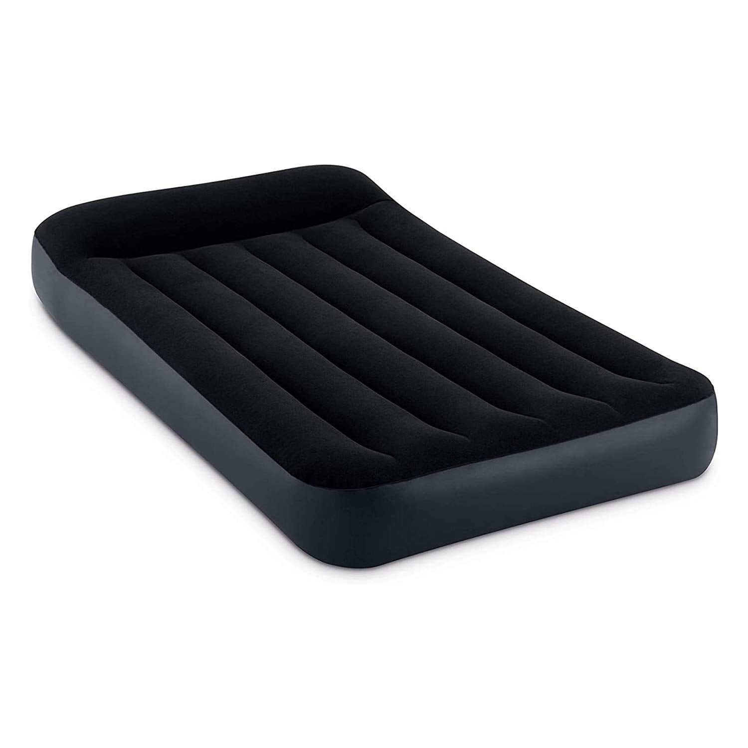 Colchón Inflable Intex Dura-beam Standard Con La Parte Superior Acolchada, Doble, Azul