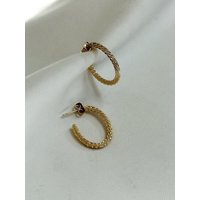 Collarbeauty - Aro Bañado En Oro 18K