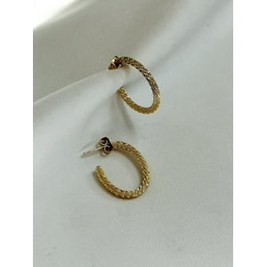 Collarbeauty - Aro Bañado En Oro 18K