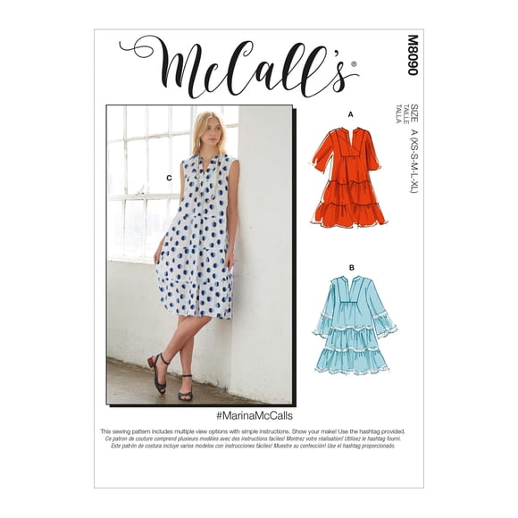 Patrón de costura McCall XS‑S‑M‑L‑XL