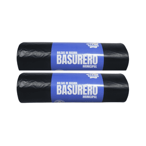 Genérico - Pack 2 Rollos Bolsas De Basura Basurero Municipal 90 X 120 Cm
