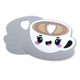 thumbnail image 1 of Juguete de dentición Happy Latte de silicona ALL THINGS FOR BABY, 1 of 6
