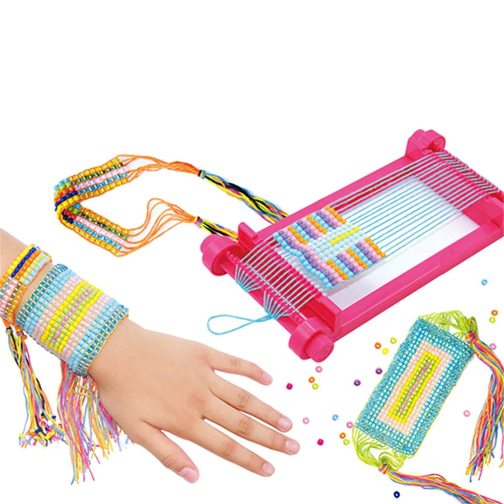 Otuti - Set Mostacillas Para Pulseras Diy Con Armador Niñas