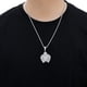 thumbnail image 3 of Collar Iced Out para hombre: colgante con circonitas pavimentadas bañadas en oro auténtico de 14 quilates, colgante de hip hop con retrato de sumo japonés y cadena de cuerda de 24 pulgadas., 3 of 5
