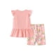 thumbnail image 2 of Conjunto corto para niña Disney Grogu con camiseta de manga con volante y leggings, 2 of 8