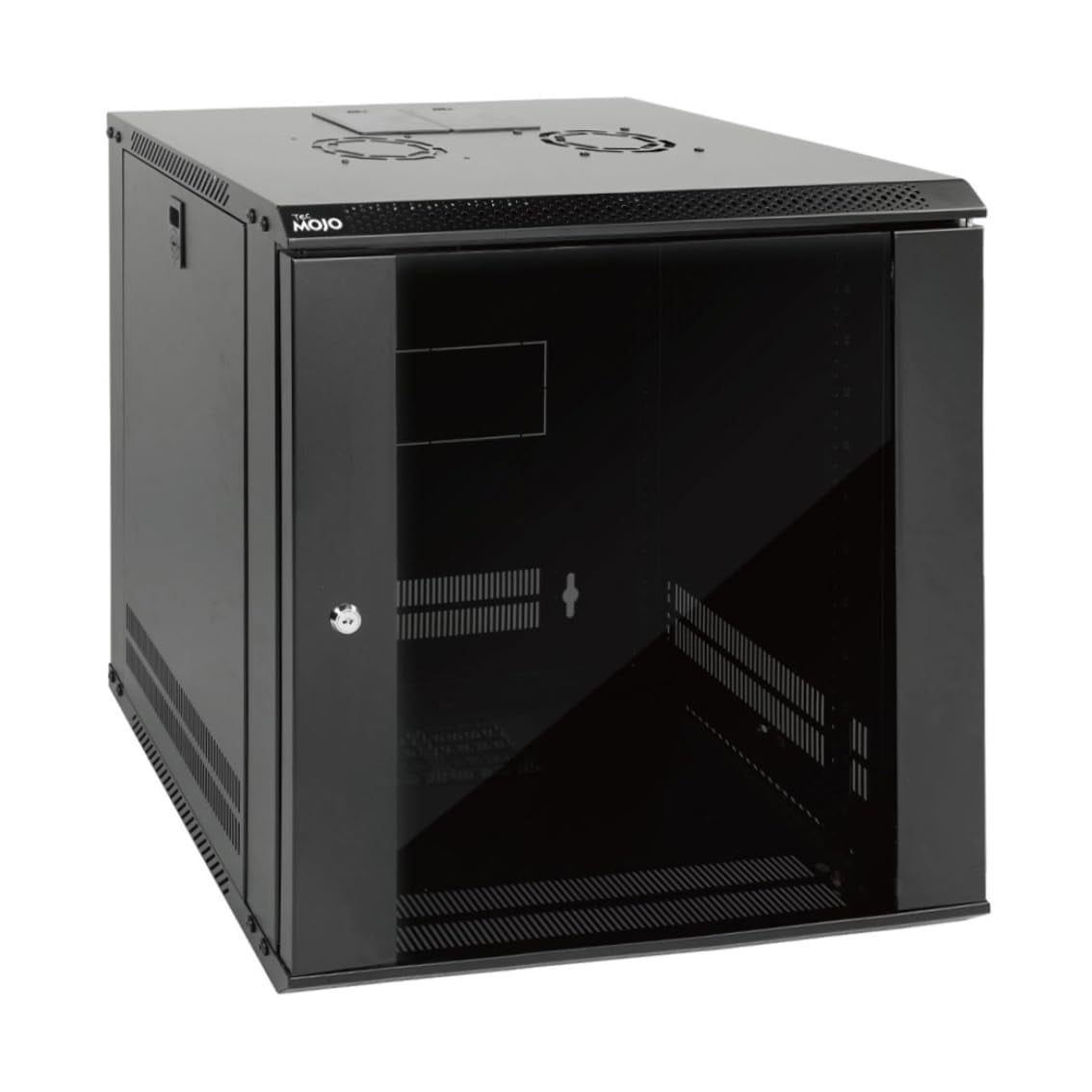 Armario De Servidor De Montaje En Pared Tecmojo 12u It Network Rack Negro