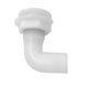thumbnail image 2 of Manguera De 1 "de Plástico Blanco A Través Del Casco Conector De Montaje De 90 Grados Para Barco, 2 of 5