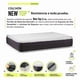 thumbnail image 4 of Cama Europea New Top Colchon Resortes 23 Cm 2 Plazas Base Dividida Tela Velvet Gris, 4 of 8