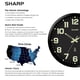 thumbnail image 5 of Reloj De Pared Glow In The Dark Atomic De 30 Cm Con Marco Negro, 5 of 9