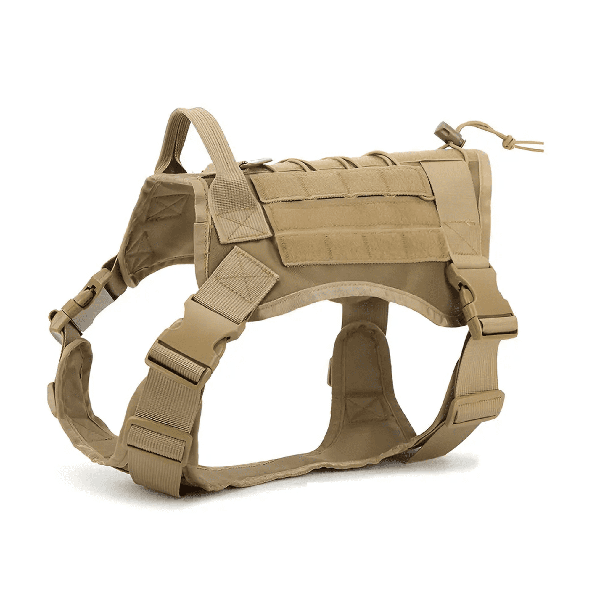 Arnés Táctico Belug Con Forma De Coraza Para Perro Grande Y Median Talla Del Arnés M Caqui