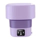 thumbnail image 3 of Lavadora Plegable De 9L, Lavadora De Ropa Portátil Para Acampar, Dormitorio, Exterior, Violeta, 3 of 5
