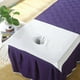 thumbnail image 1 of Soft Cotton Beauty Massage SPA Half Treatment Bed Table Cover Hole Towel70 x 50cm Bed Table Cover Sheets with Hole for Salon SPA, 1 of 3