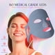 thumbnail image 3 of Mascarilla de Tratamiento Facial con Luz Roja ReLuien 660 nm / 850 nm LED, 3 of 9