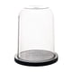 thumbnail image 3 of Cúpula Transparente Con Base De Madera Para Velas, Soporte Para Velas, Cubierta De Campana De Cristal De 23 Cm X 28,4 Cm, 3 of 5