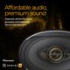 thumbnail image 3 of Altavoces para coche Pioneer TS-A1081F, 2 vías, coaxiales, 4 pulgadas, 3 of 6