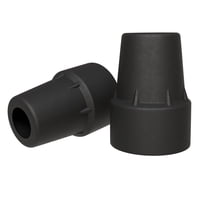 Puntas Para Bastón Gadgetime Usa De Goma Antideslizante 0.75"" Paquete De 2