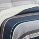 thumbnail image 2 of Cubrecama Quilt Sherpa 2pl Gris Azul Marino Y Blanco Franjas Horizontales, 2 of 3