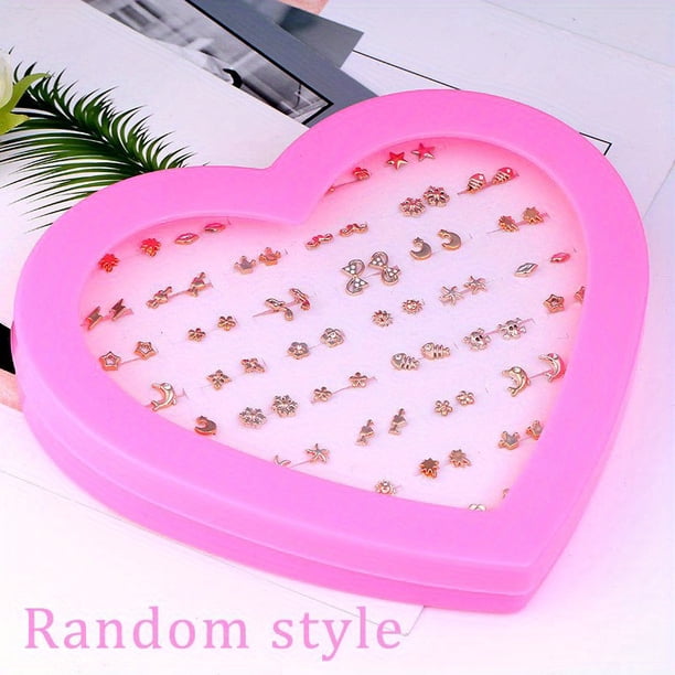 36 Pairs of Elegant Golden Stud Earrings - The Perfect Hair Accessory for the Stylish Woman!