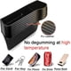 thumbnail image 3 of Organizador de espacio para asientos de coche, paquete de 2 organizadores multifuncionales con portavasos de cuero sintético, bolsillo lateral para consola de coche con puerto de carga USB, para teléf, 3 of 7