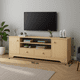 thumbnail image 5 of Rack de tv zeus 32" a 58" para sala de estar madera clara, 5 of 5