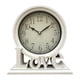 thumbnail image 1 of Reloj De Escritorio Redondo Para Chimenea, Sin Tictac, Decorativo, Para Granja, Silencioso, Junto A La Cama, Color Blanco, 1 of 3