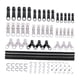 thumbnail image 2 of 87 Piezas Kit De Reparación De Cremalleras De Nailon Cabezales De Cremallera Reemplazo De Abrigo Cremallera Negra, 2 of 3