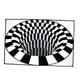 thumbnail image 1 of Alfombra 3D Illusion Vortex Dormitorio Mat Hogar Alfombra Felpudo Área Alfombra 50x80cm, 1 of 5