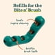 thumbnail image 5 of Recambios de limpieza dental para cepillo de dientes para perros Toy WOOF Bite n' Brush, 5 of 6