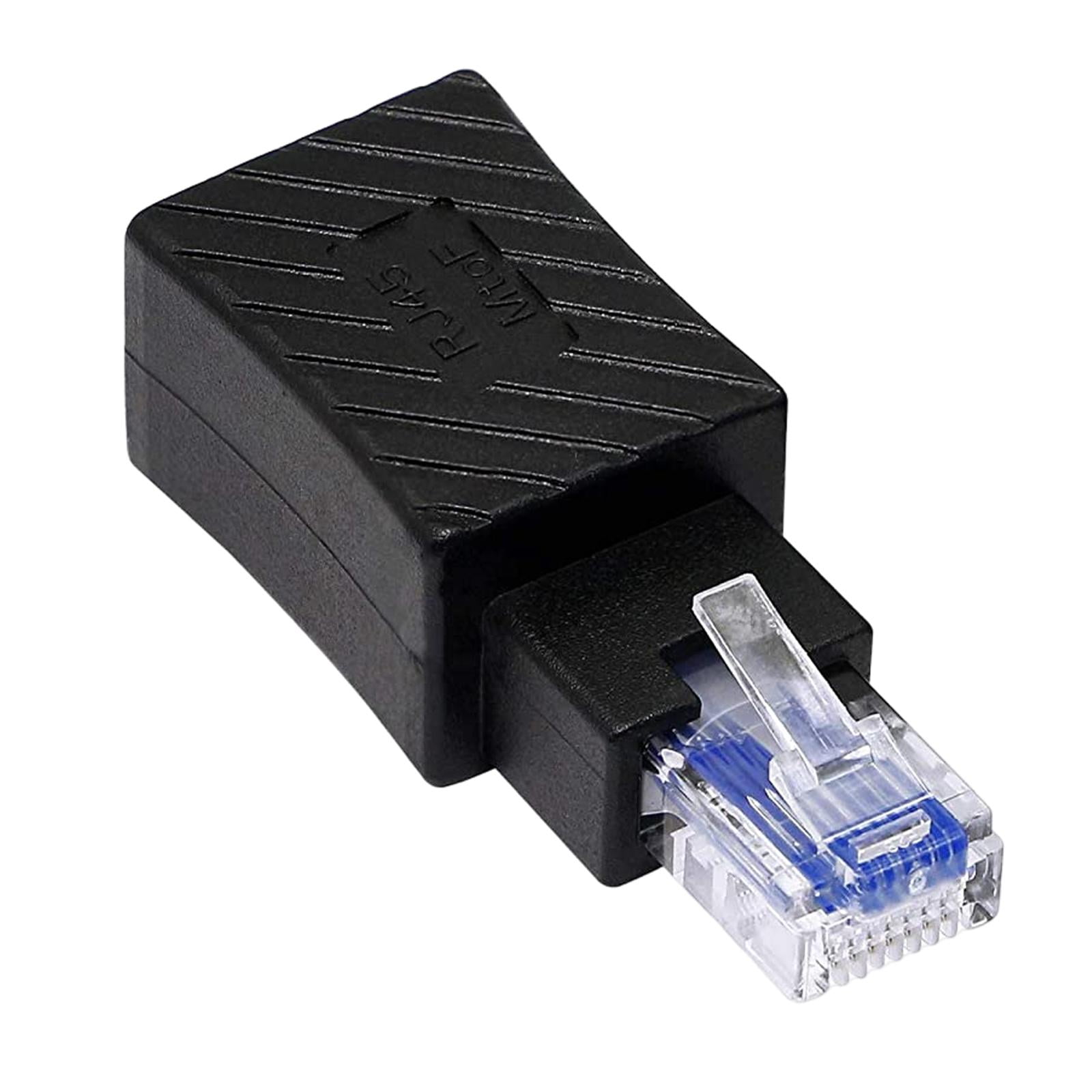 Bothyi - Adaptador Ethernet Cat6 8p8c A Conector 8p8c Para Enrutadores De Red