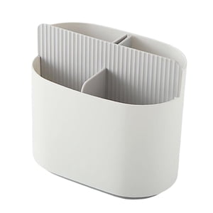 Magideal - Soporte De Almacenamiento Para Palillos, Estante De Drenaje Para Cubiertos Para Cubiertos De Encimera De Cocina Gris