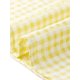 thumbnail image 5 of INSPIRE CHIC Vestido largo de verano sin tirantes con nido de abeja a cuadros para mujer Amarillo L, 5 of 6