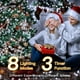 thumbnail image 3 of Luces navideñas Ollny 500 LED de 50 m con temporizador remoto de 8 modos IP44, 3 of 3