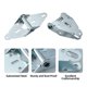 thumbnail image 2 of Bisagra para puerta de garaje HOME MASTER HARDWARE, paquete de 4, galvanizada, 2 of 8