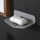 thumbnail image 1 of 1pc Wall-mounted V-shaped Soap Dish, Punch Free Soap Holder, Soap Rack For Bathroom & Kitchen, 3.19"x2.17", 1 of 3