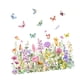 thumbnail image 1 of Calcomanía de ventana de flores de jardín, calcomanía de ventana de vidrio, decoración creativa colorida del hogar, calcomanía de ventana Floral para, 1 of 5