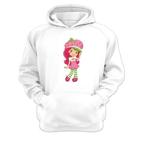 Genérico - Polerón Canguro Frutillita Blanco Talla S Unisex